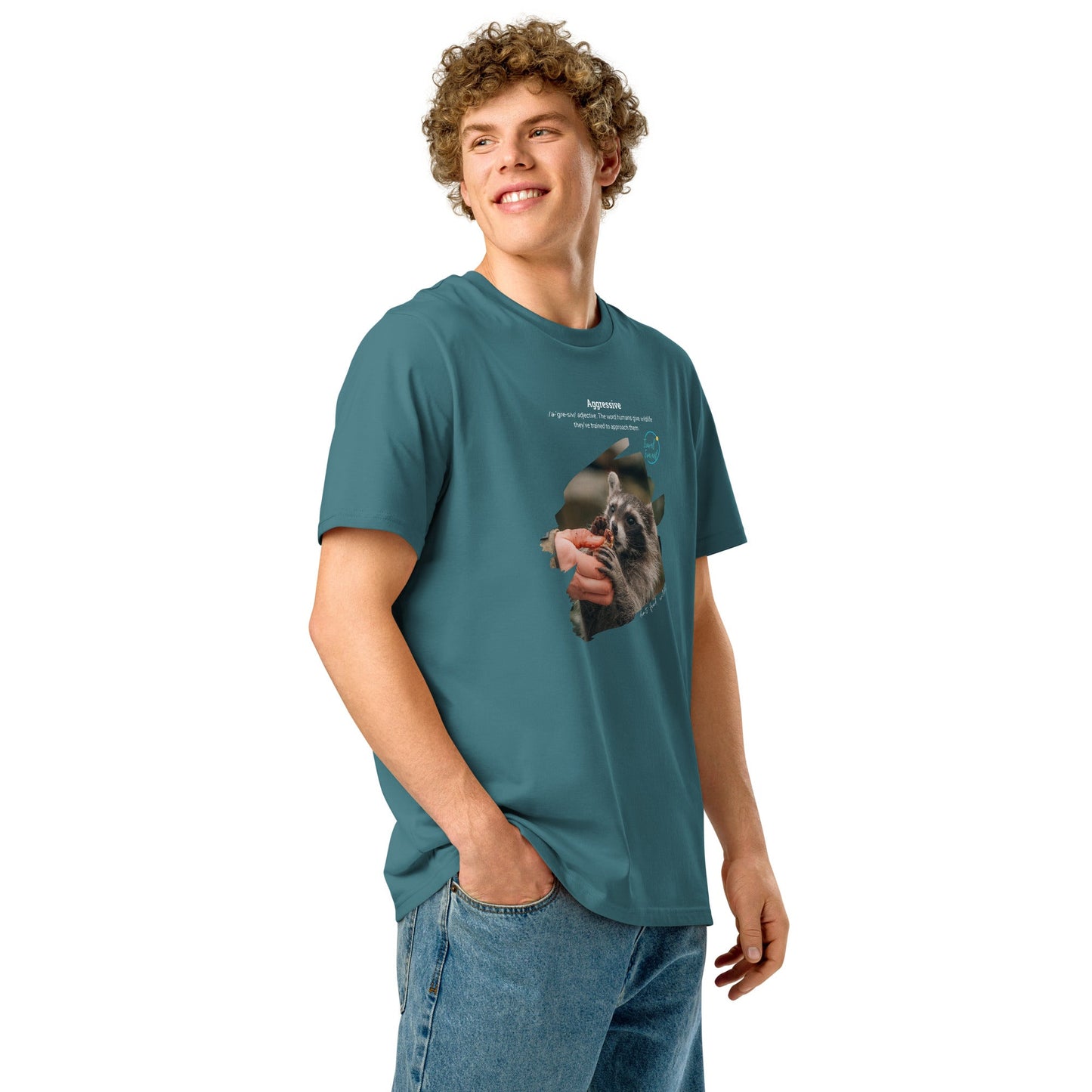 Park Snark™ "Aggressive" on a Unisex Organic T-shirt - Travel Fam Park Guides