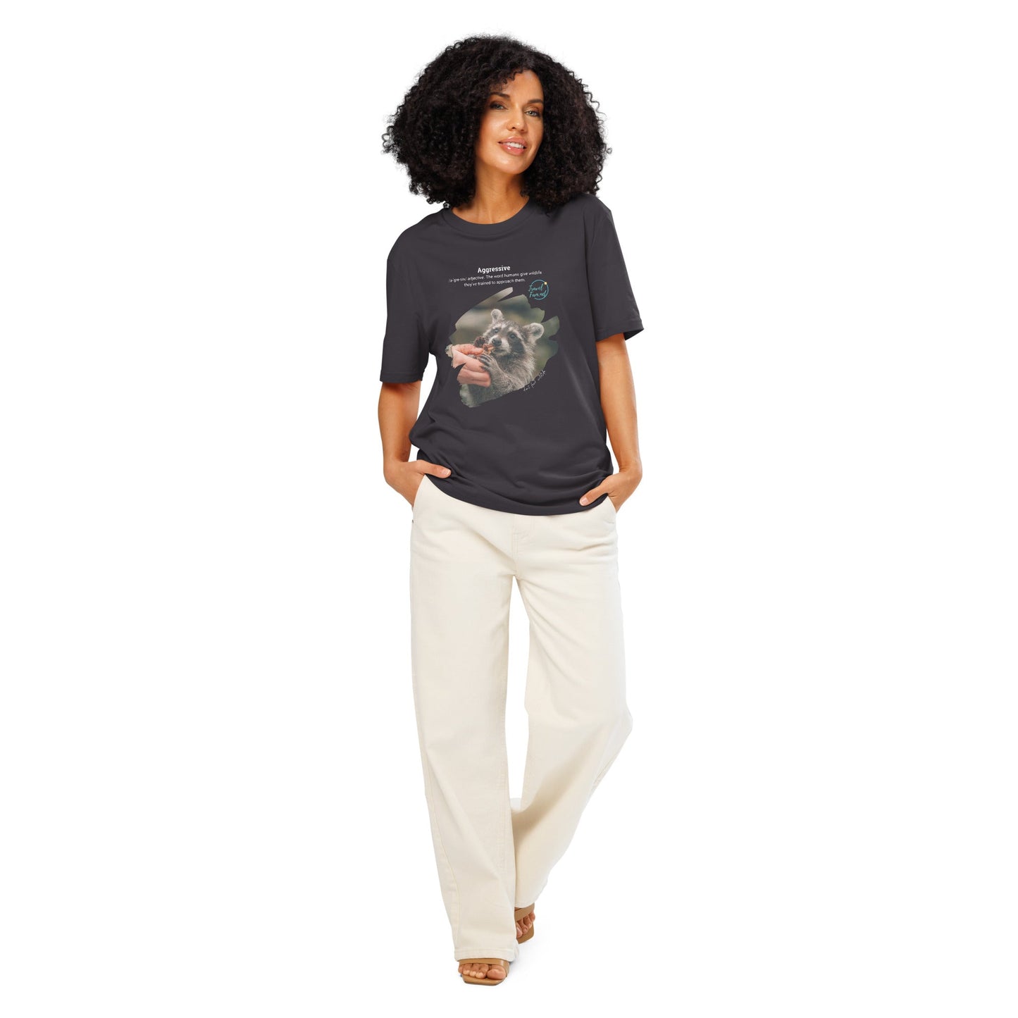 Park Snark™ "Aggressive" on a Unisex Organic T-shirt - Travel Fam Park Guides