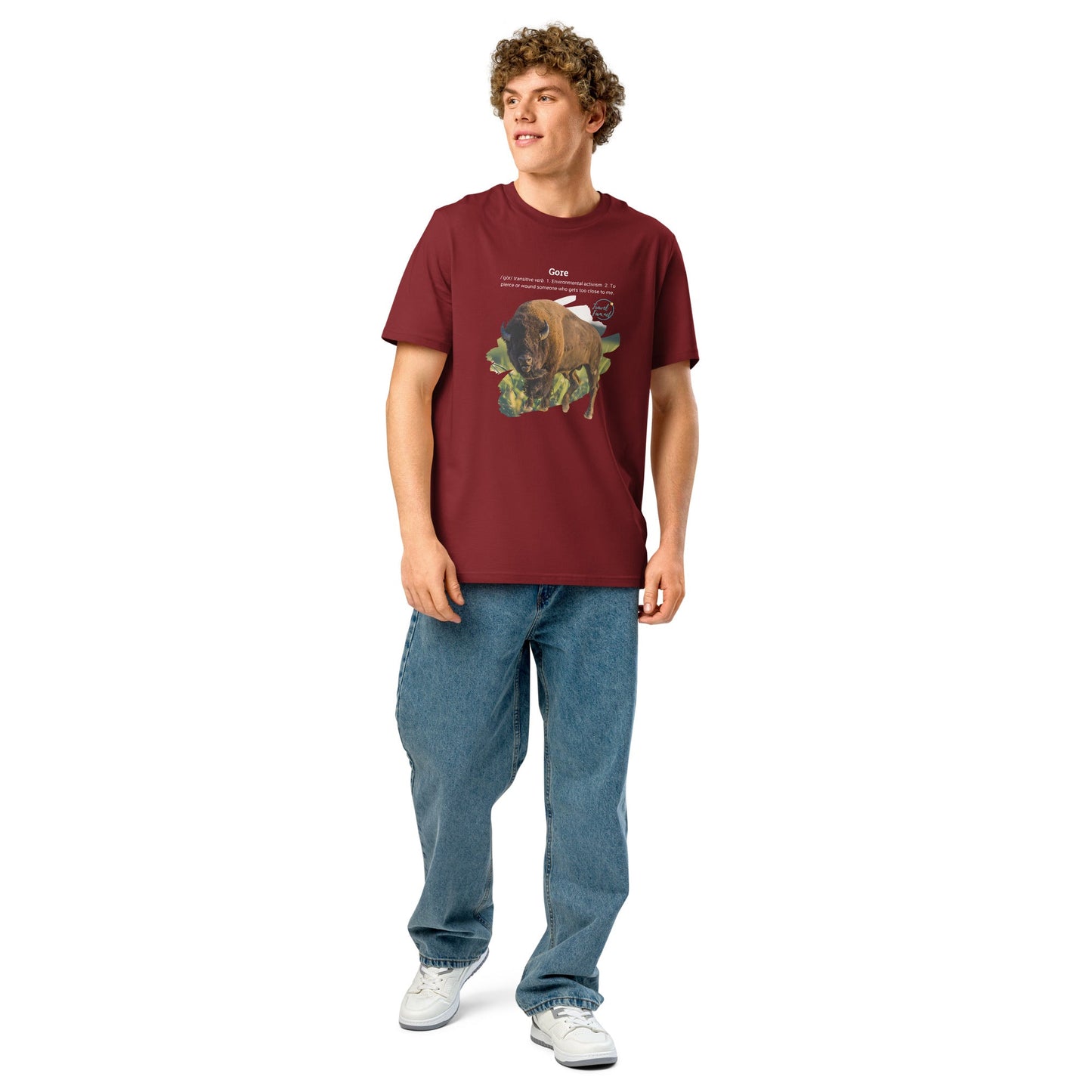 Park Snark™ "Gore" on a Unisex Organic T-shirt - Travel Fam Park Guides
