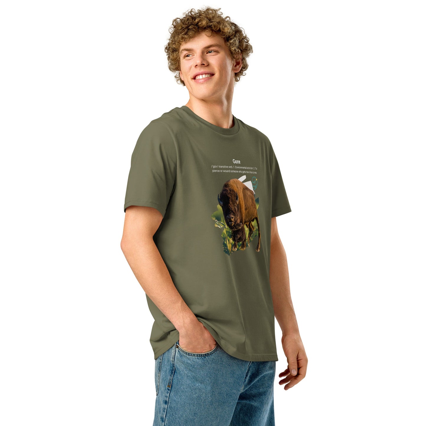 Park Snark™ "Gore" on a Unisex Organic T-shirt - Travel Fam Park Guides