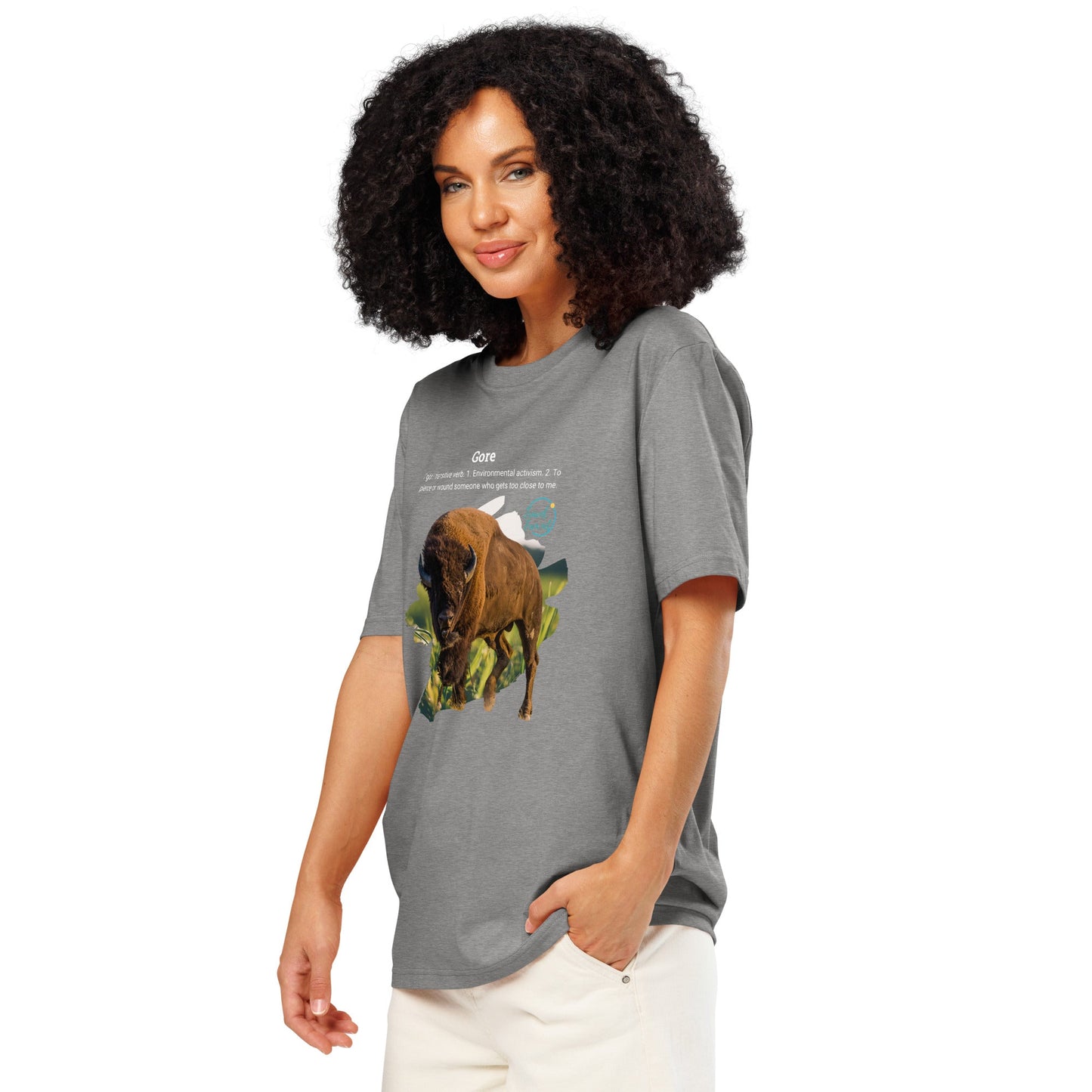 Park Snark™ "Gore" on a Unisex Organic T-shirt - Travel Fam Park Guides