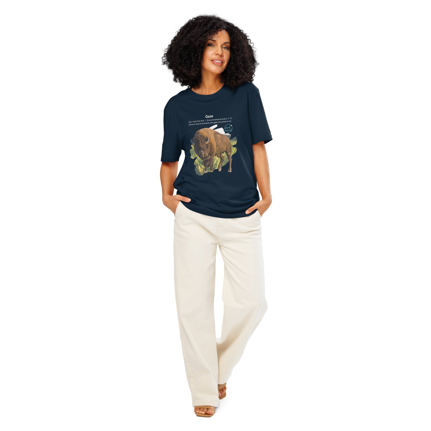 Park Snark™ "Gore" on a Unisex Organic T-shirt - Travel Fam Park Guides