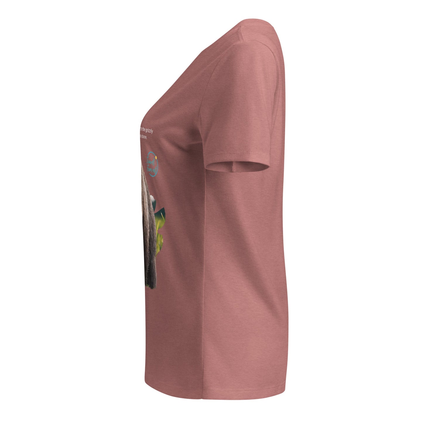 Park Snark™ "Huff" on a Women’s Relaxed V - neck T-shirt - Travel Fam Park Guides