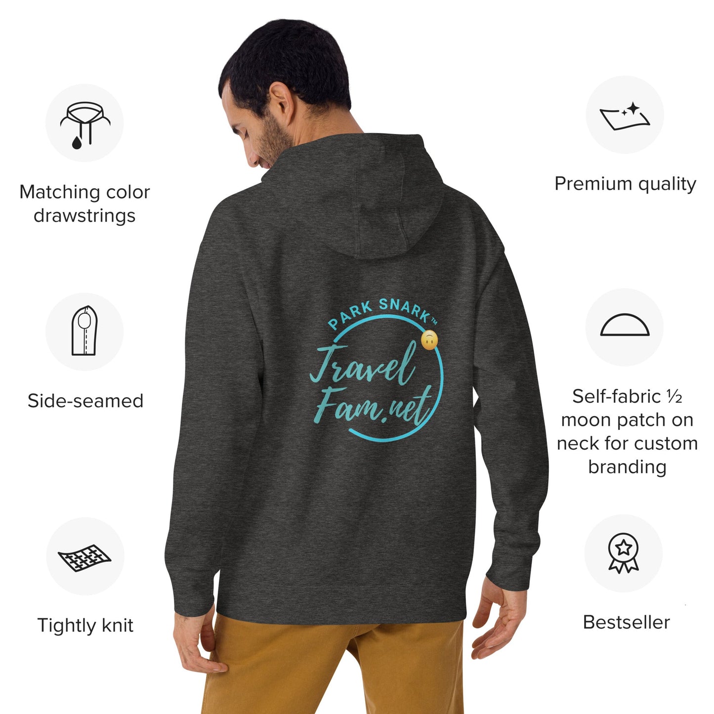 Park Snark™ "Huff" Unisex Hoodie - Travel Fam Park Guides