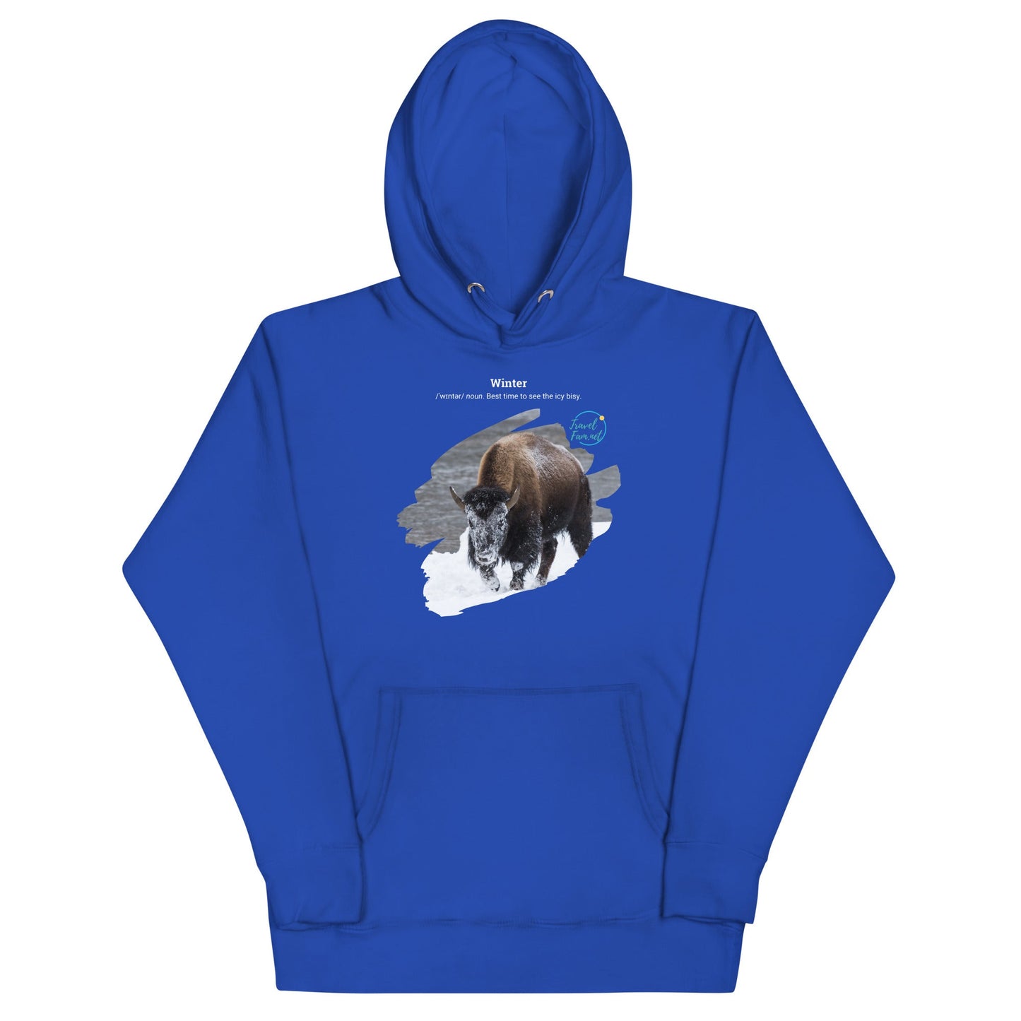 Park Snark™ "Icy Bisy" in a Unisex Hoodie - Travel Fam Park Guides