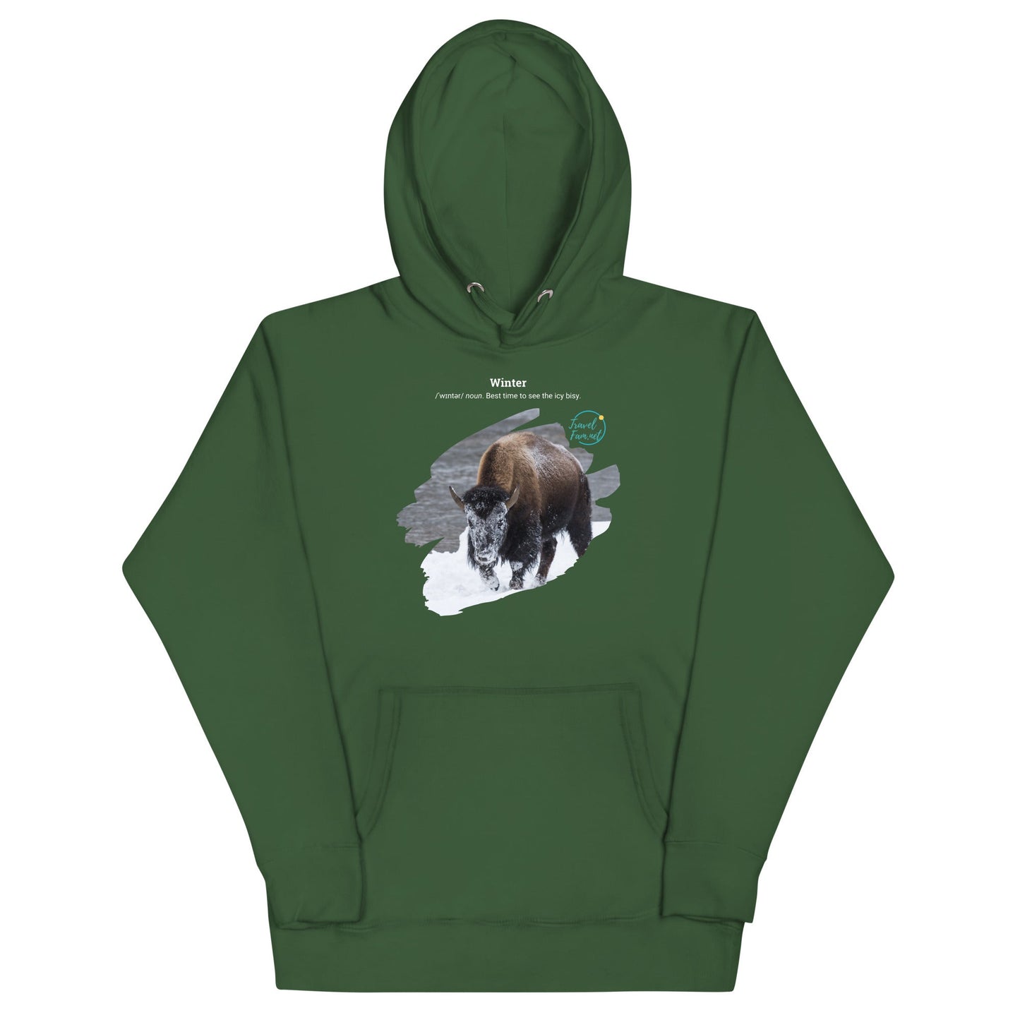 Park Snark™ "Icy Bisy" in a Unisex Hoodie - Travel Fam Park Guides