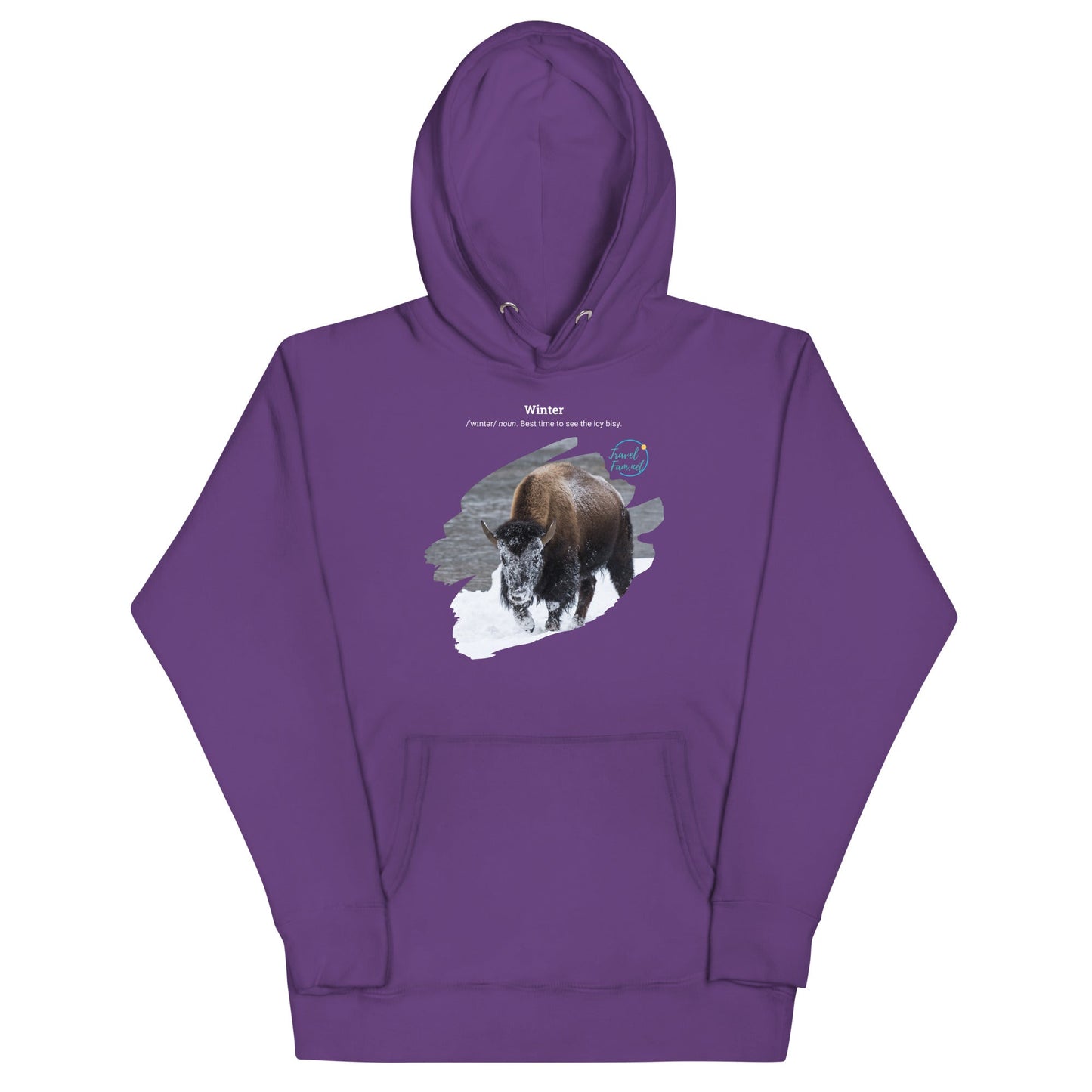 Park Snark™ "Icy Bisy" in a Unisex Hoodie - Travel Fam Park Guides