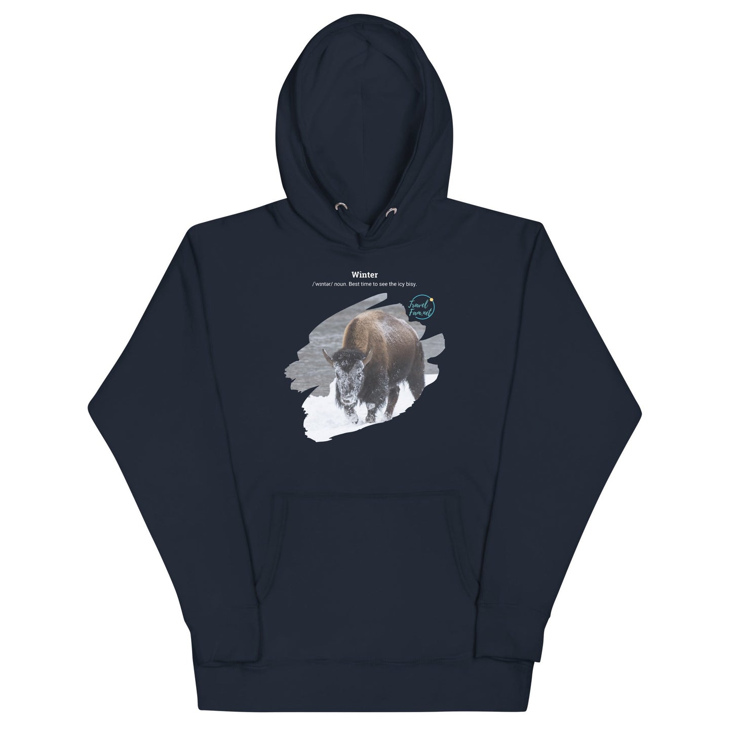 Park Snark™ "Icy Bisy" in a Unisex Hoodie - Travel Fam Park Guides
