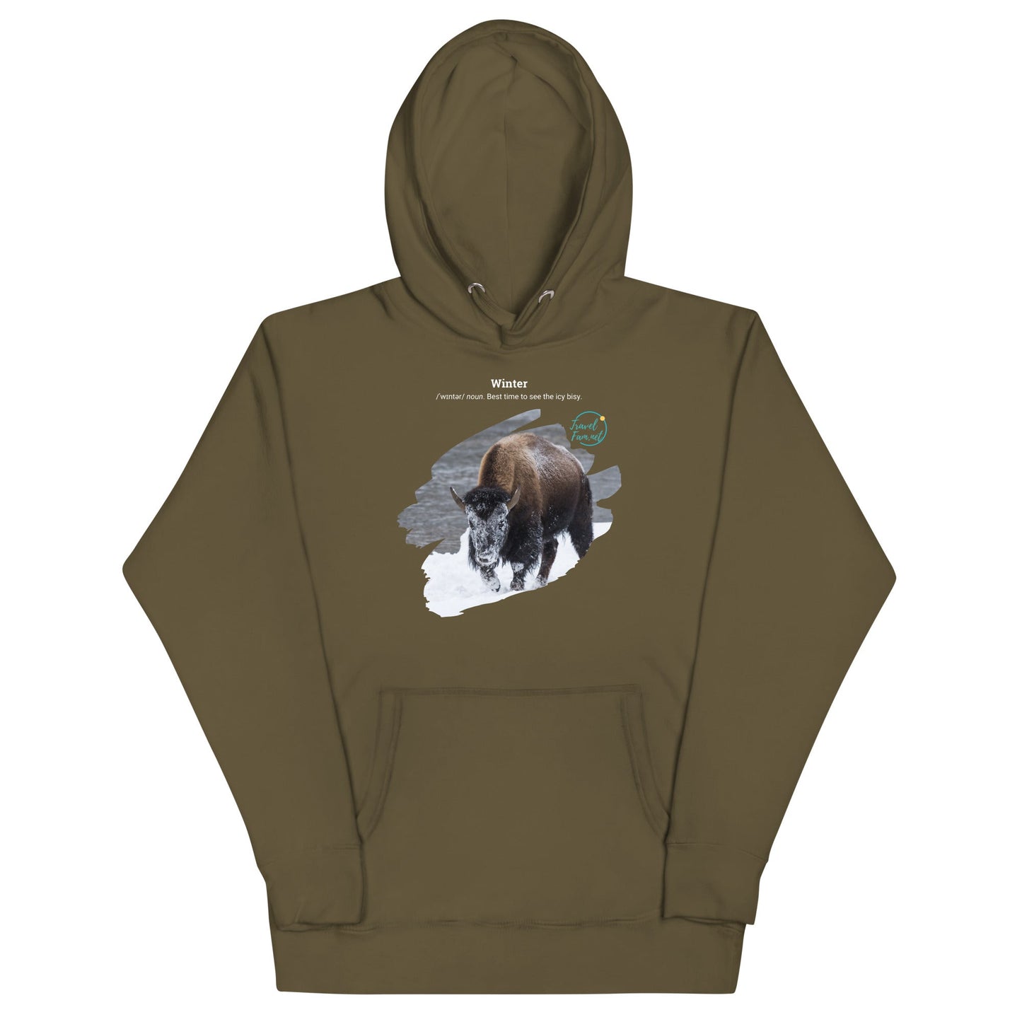 Park Snark™ "Icy Bisy" in a Unisex Hoodie - Travel Fam Park Guides