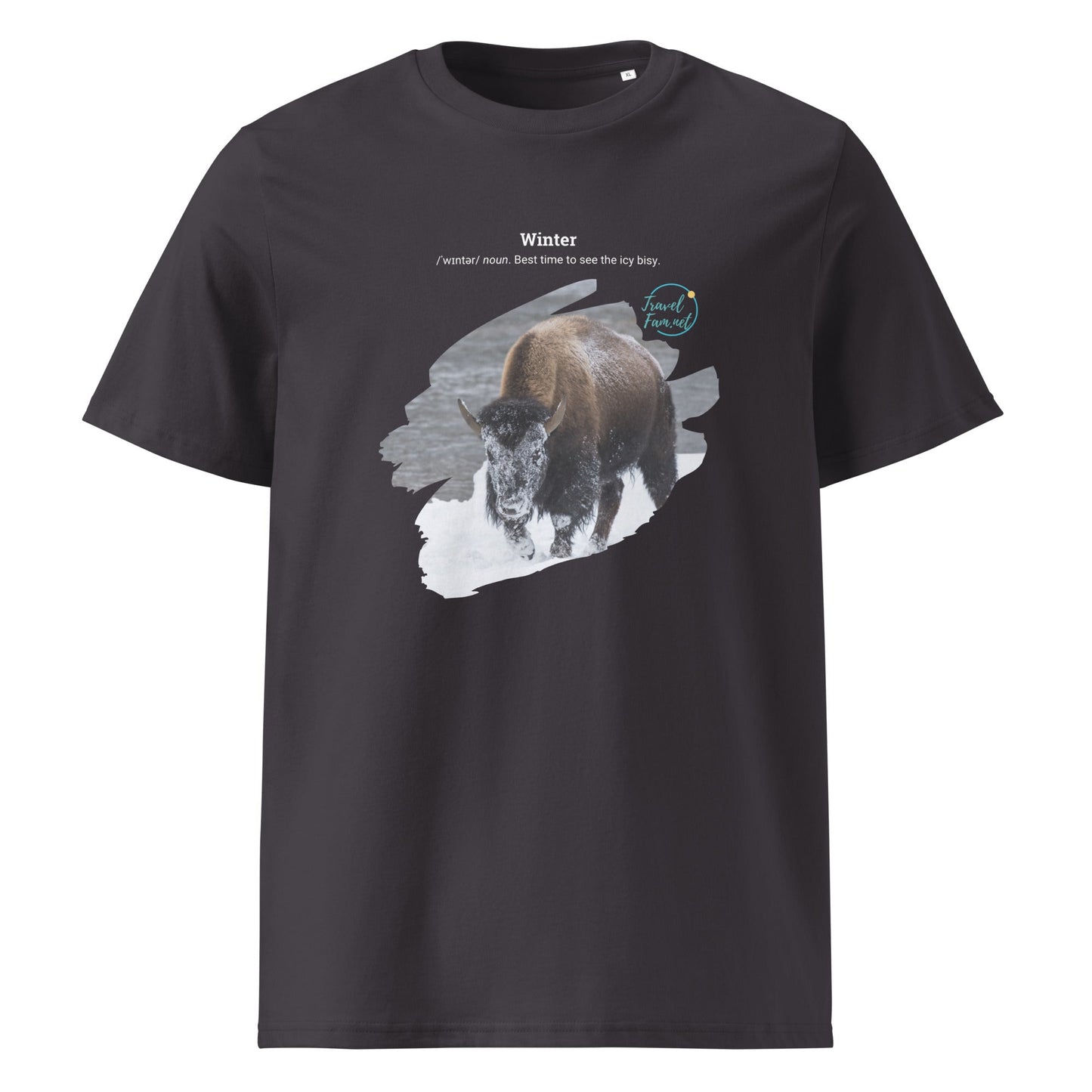 Park Snark™ "Icy Bisy" Unisex Organic T-shirt - Travel Fam Park Guides