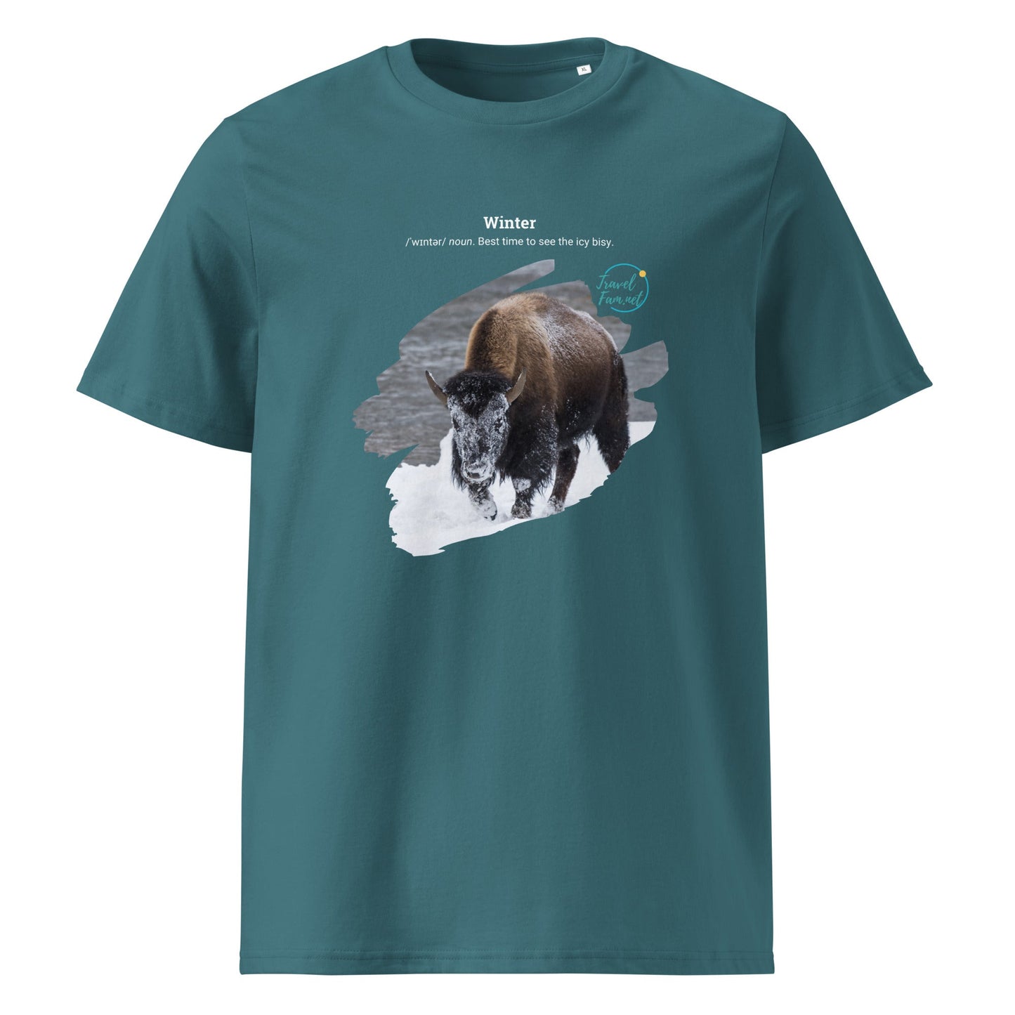 Park Snark™ "Icy Bisy" Unisex Organic T-shirt - Travel Fam Park Guides