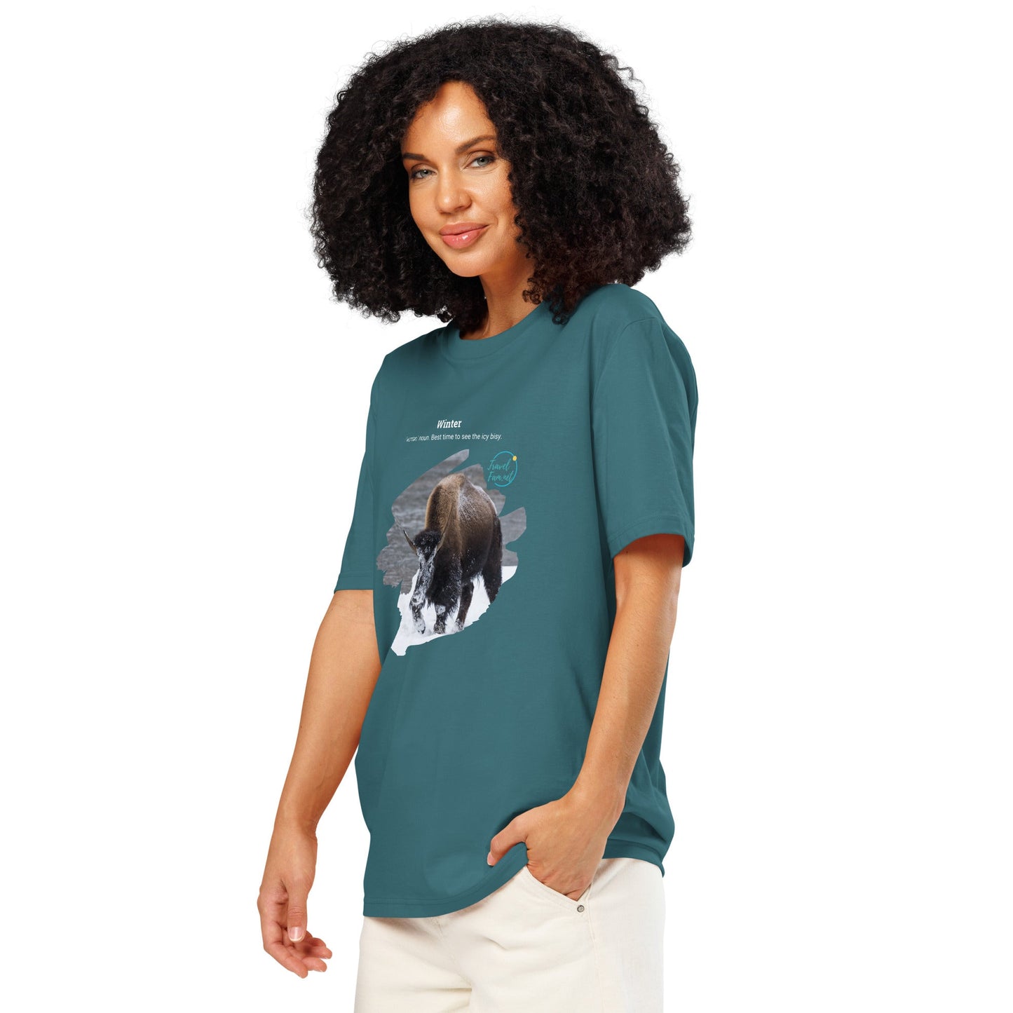 Park Snark™ "Icy Bisy" Unisex Organic T-shirt - Travel Fam Park Guides