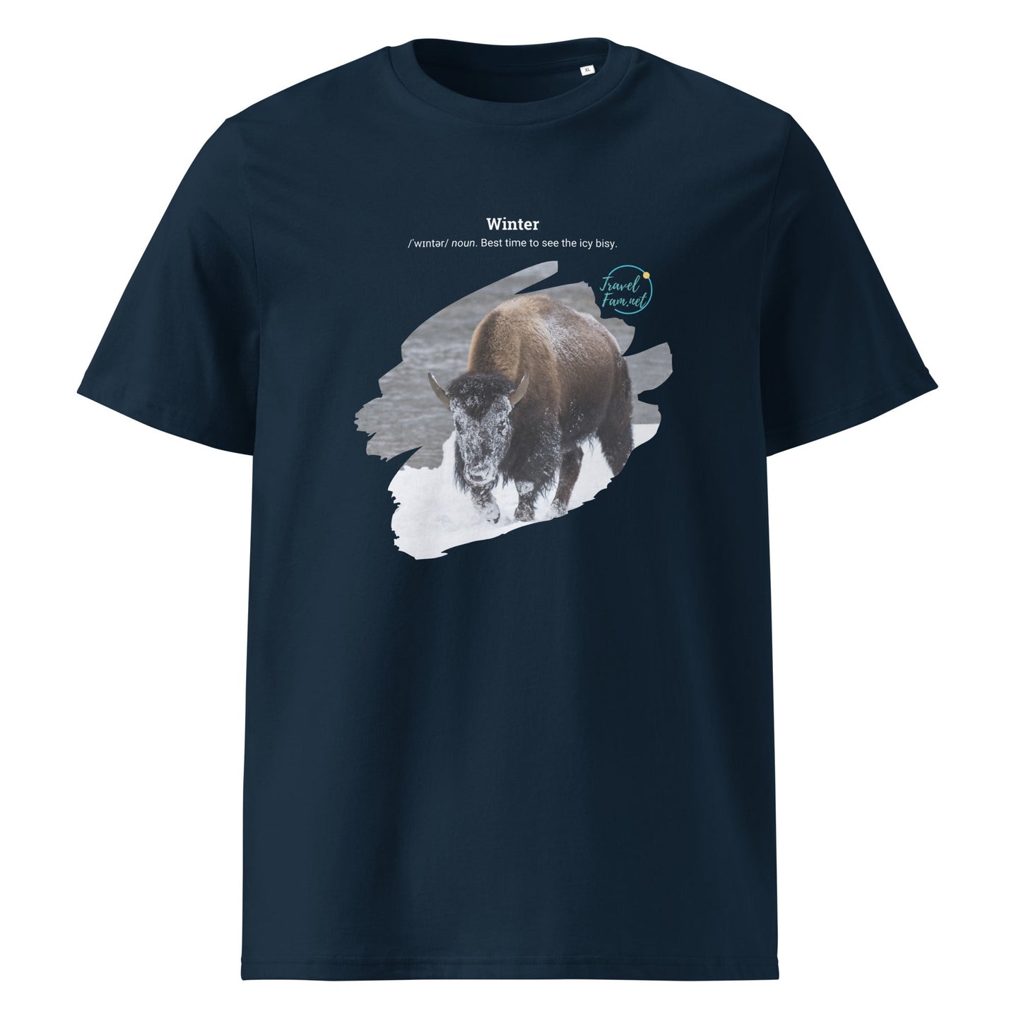 Park Snark™ "Icy Bisy" Unisex Organic T-shirt - Travel Fam Park Guides