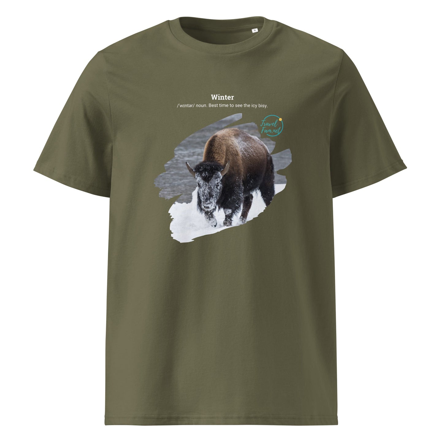 Park Snark™ "Icy Bisy" Unisex Organic T-shirt - Travel Fam Park Guides