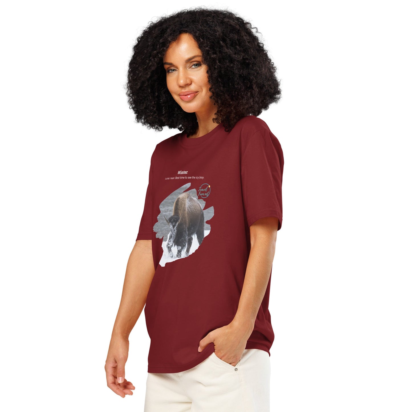 Park Snark™ "Icy Bisy" Unisex Organic T-shirt - Travel Fam Park Guides