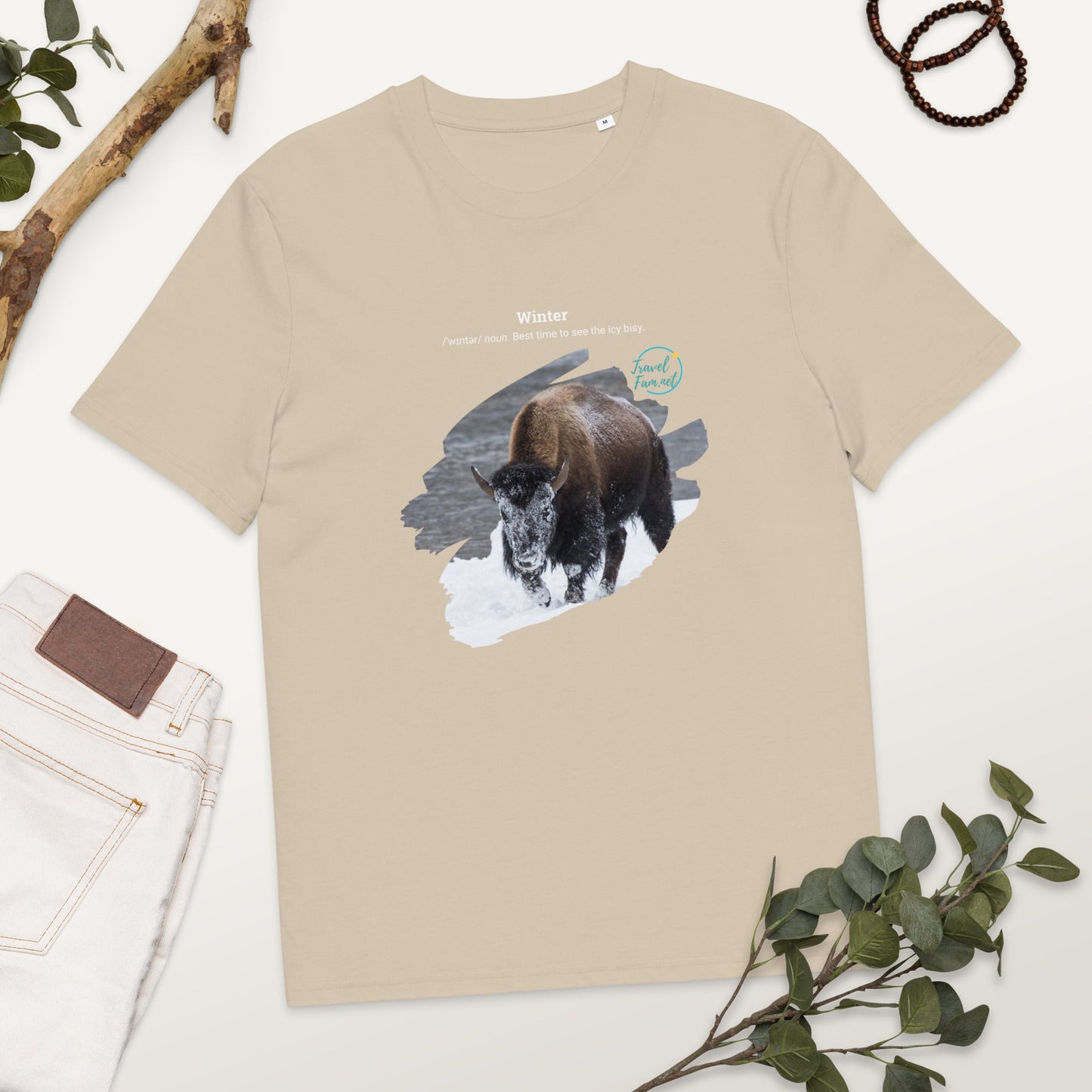 Park Snark™ "Icy Bisy" Unisex Organic T-shirt - Travel Fam Park Guides