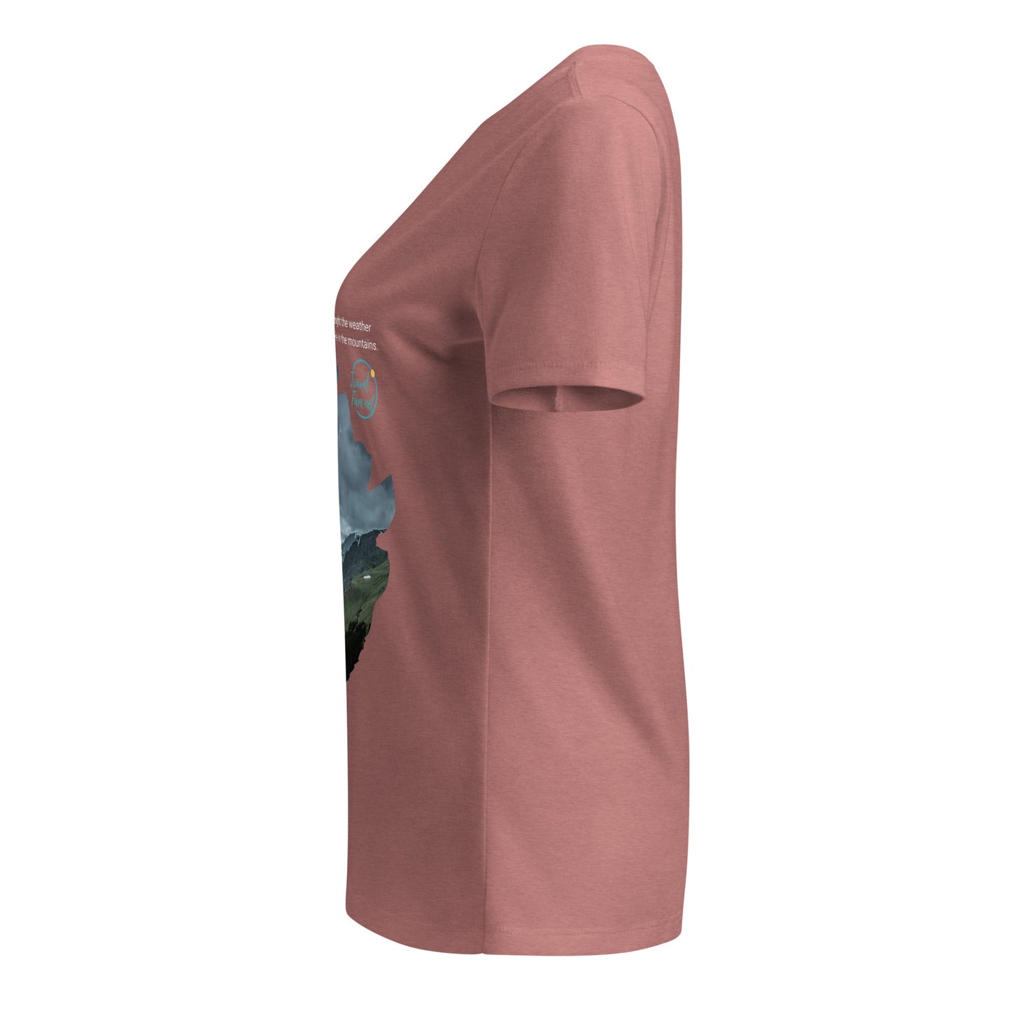 Park Snark™ "Nai + Eve" on a Women’s Relaxed V - neck T-shirt - Travel Fam Park Guides