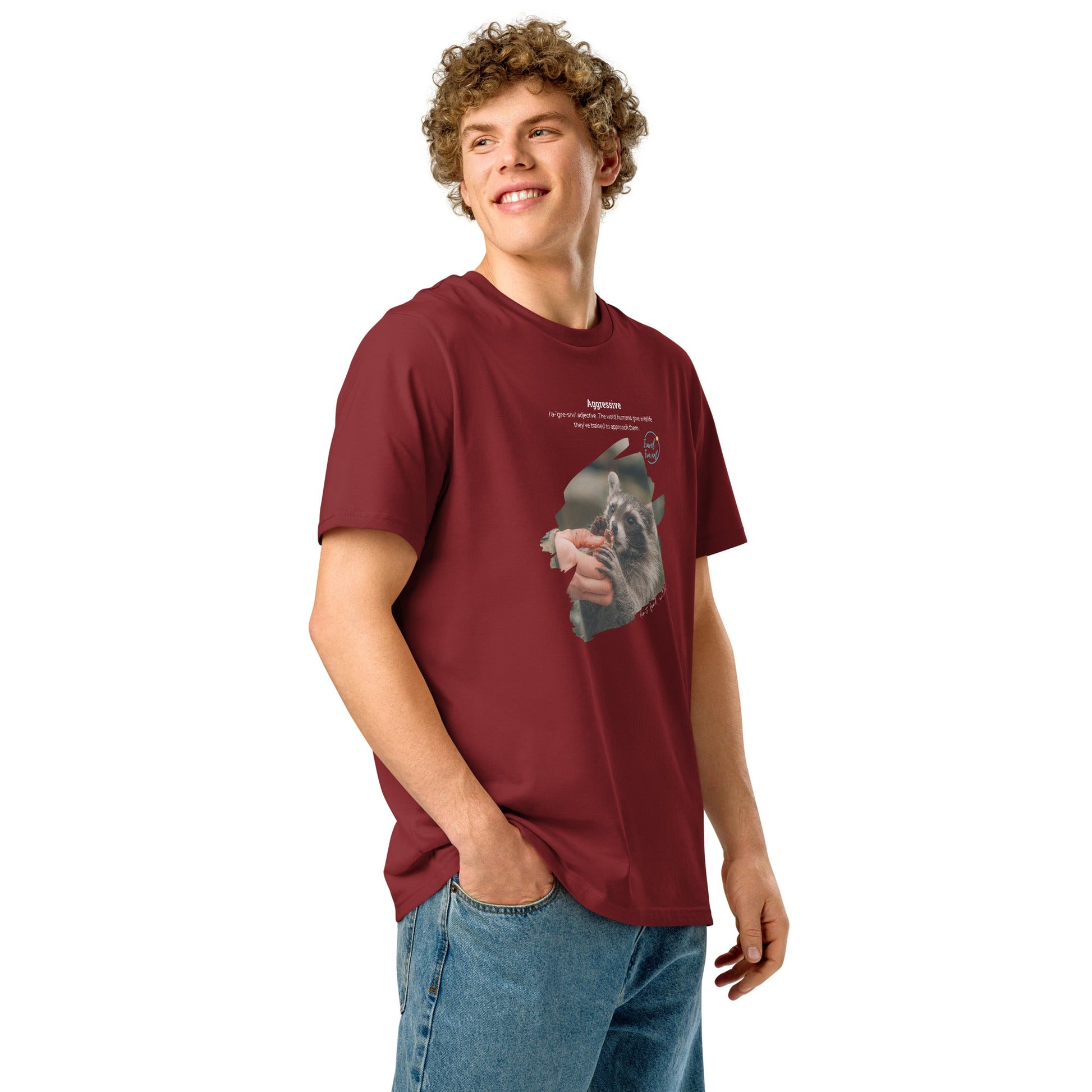 Park Snark™ "Aggressive" on a Unisex Organic T-shirt - Travel Fam Park Guides