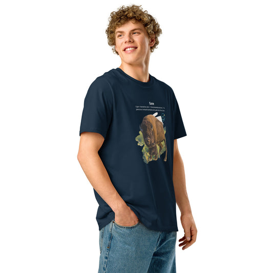 Park Snark™ "Gore" on a Unisex Organic T-shirt - Travel Fam Park Guides
