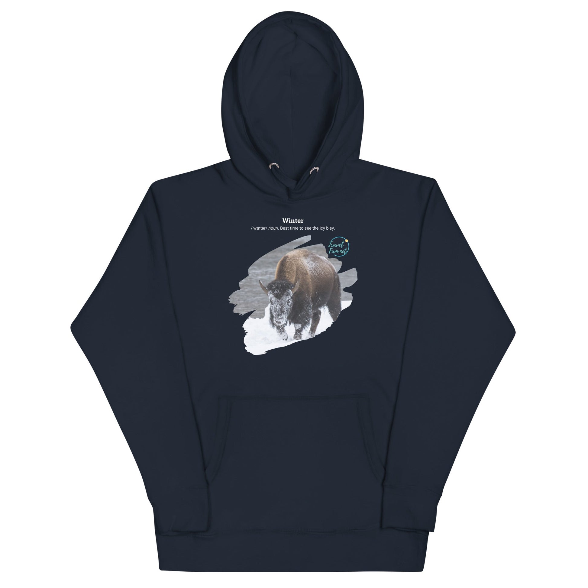 Park Snark™ "Icy Bisy" in a Unisex Hoodie - Travel Fam Park Guides
