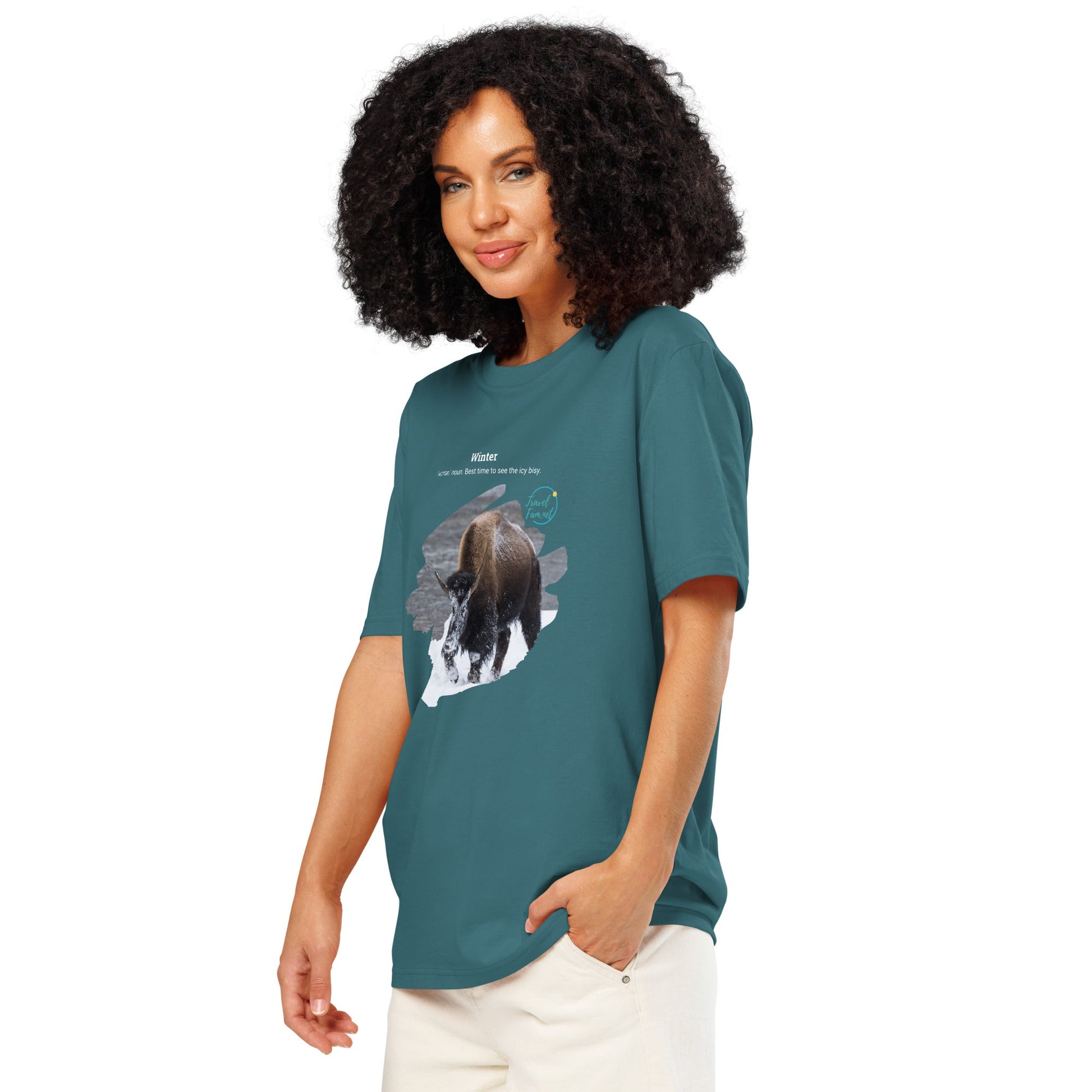 Park Snark™ "Icy Bisy" Unisex Organic T-shirt - Travel Fam Park Guides